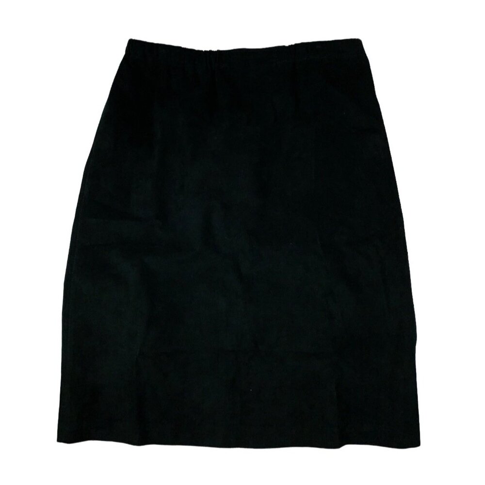 Rare Vintage Samuel Robert by Peter Hatsi Androu Vegan Micro suede Skirt Size 20